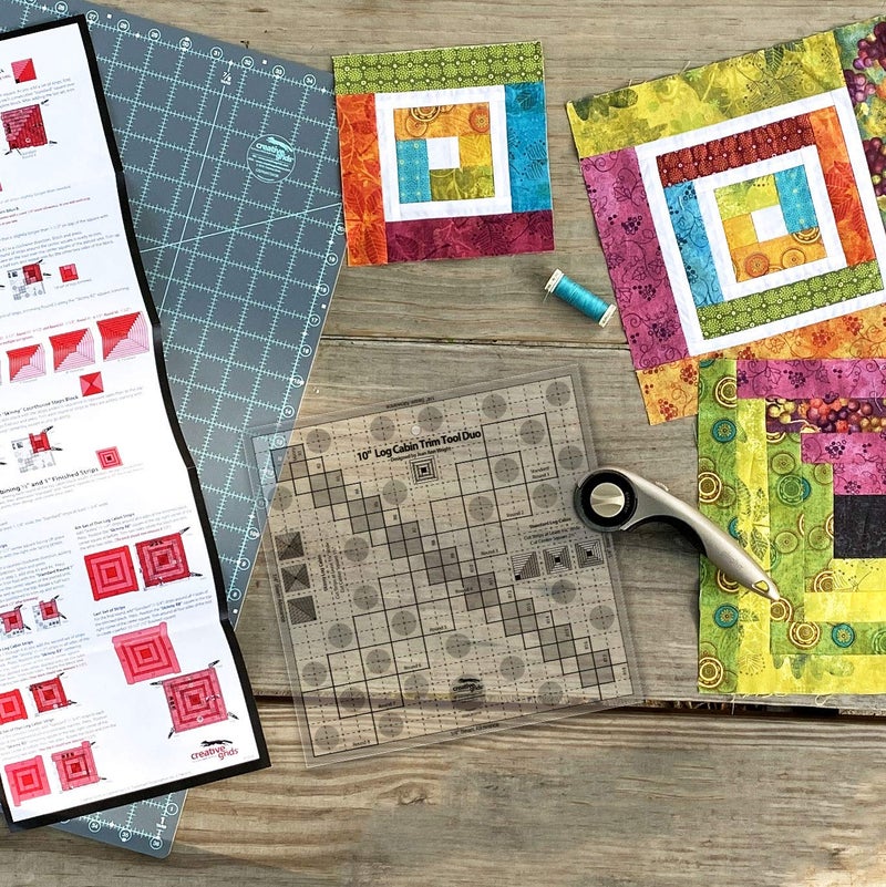 Creative Grids 10in Log Cabin Trim Tool Duo - CGRJAW10 - Image 2